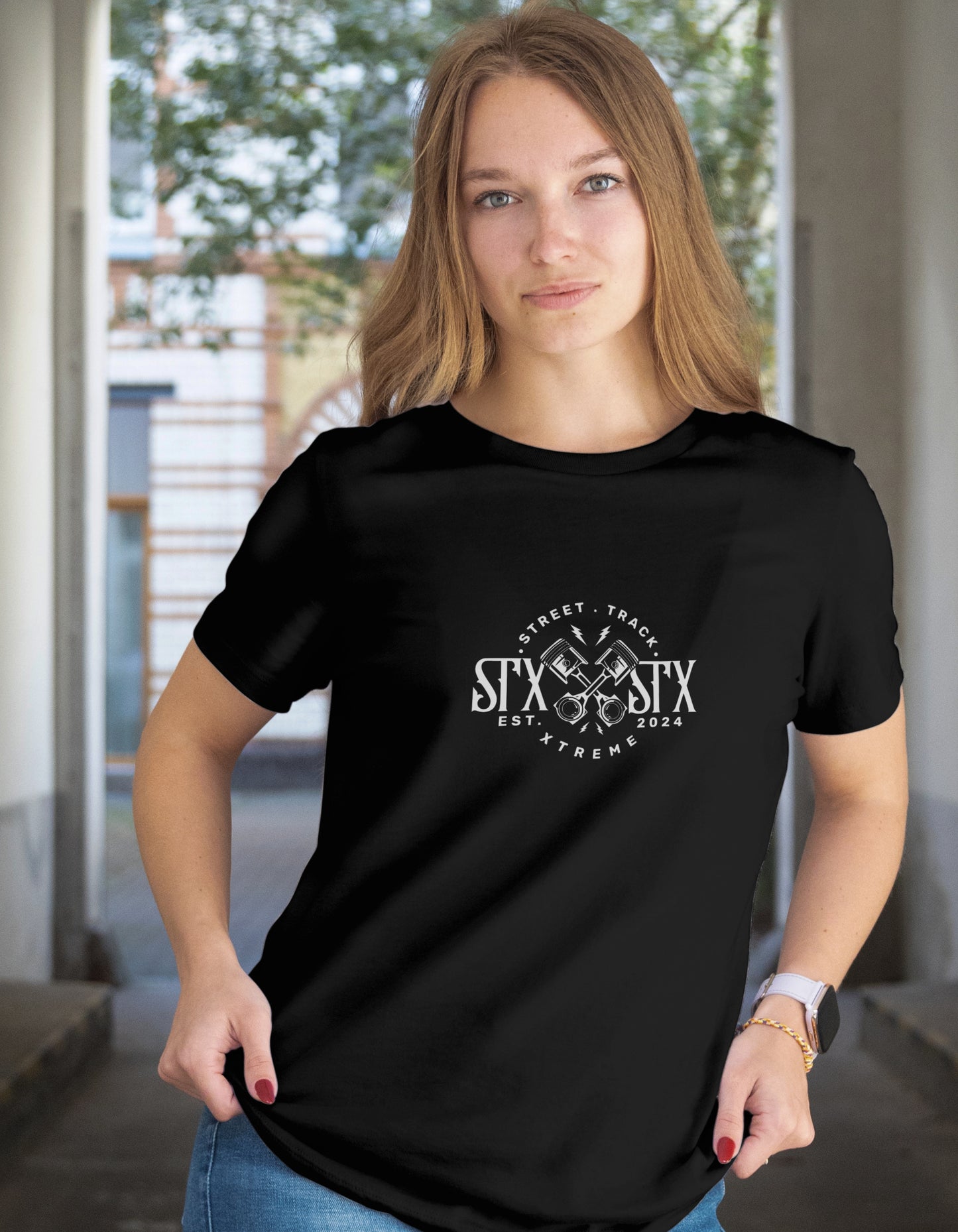 'Piston' - Lightweight T-Shirt Black
