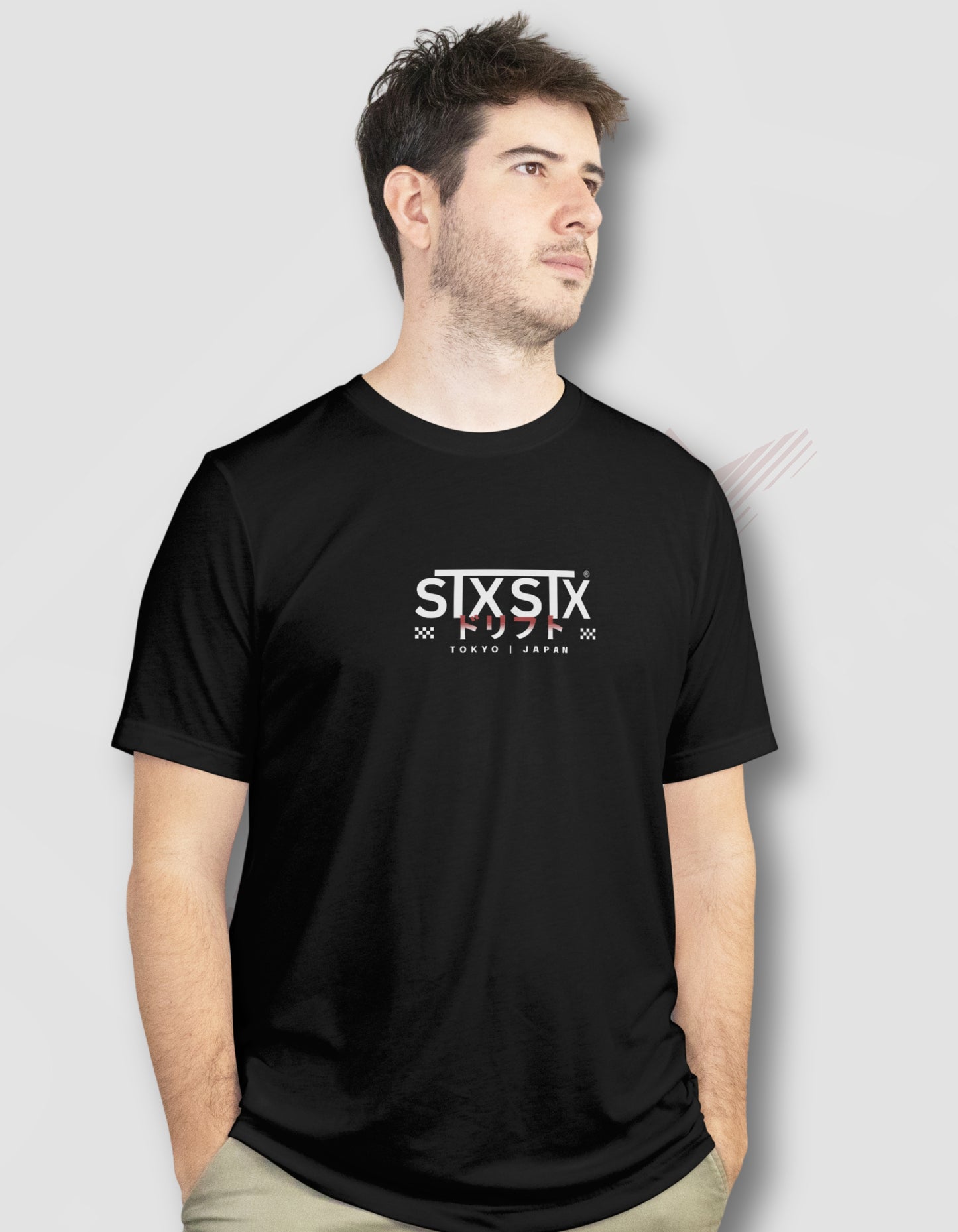 'Stx Tokyo' - Lightweight T-Shirt Black