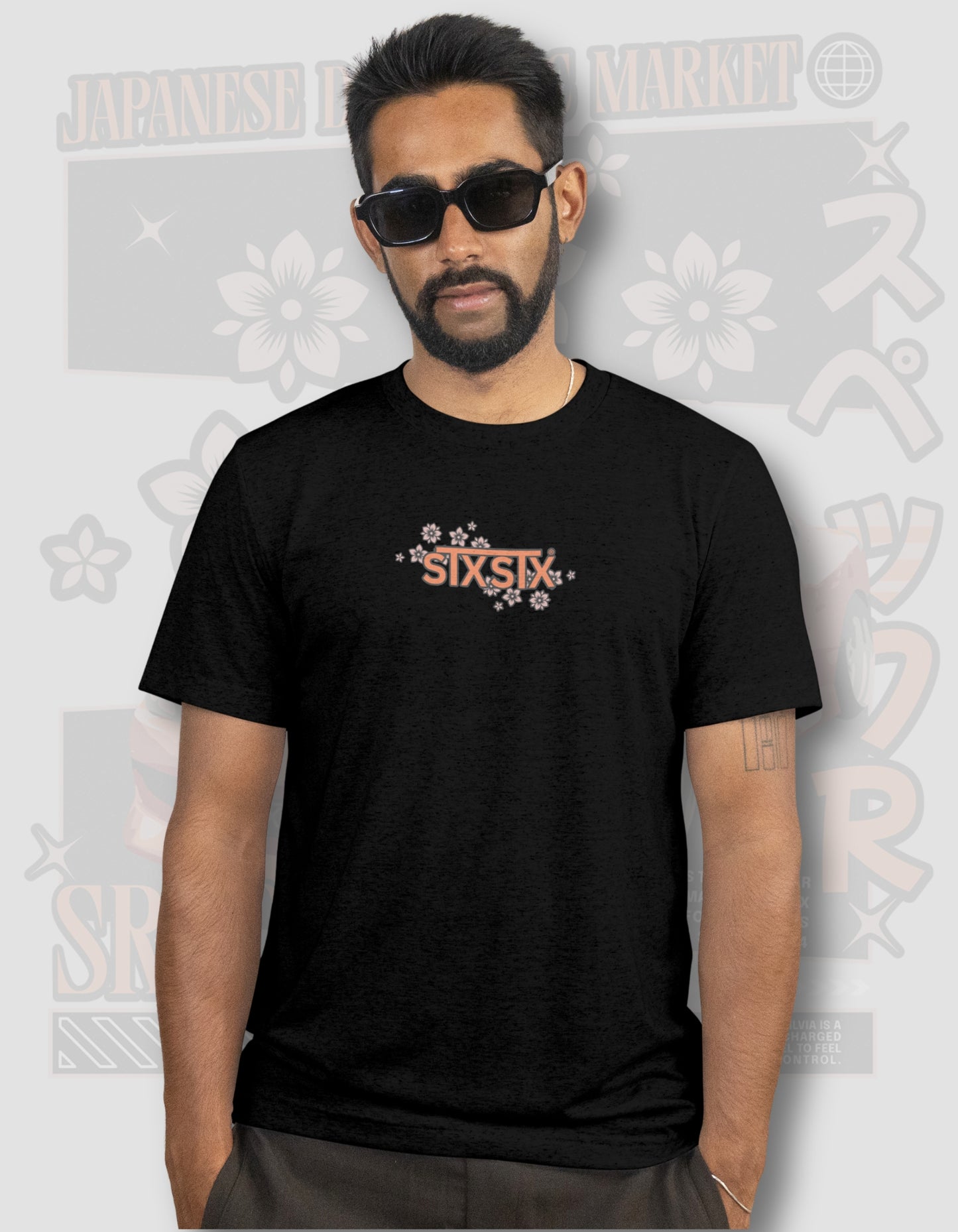 ''S15 Blossom'' - T-Shirt Black