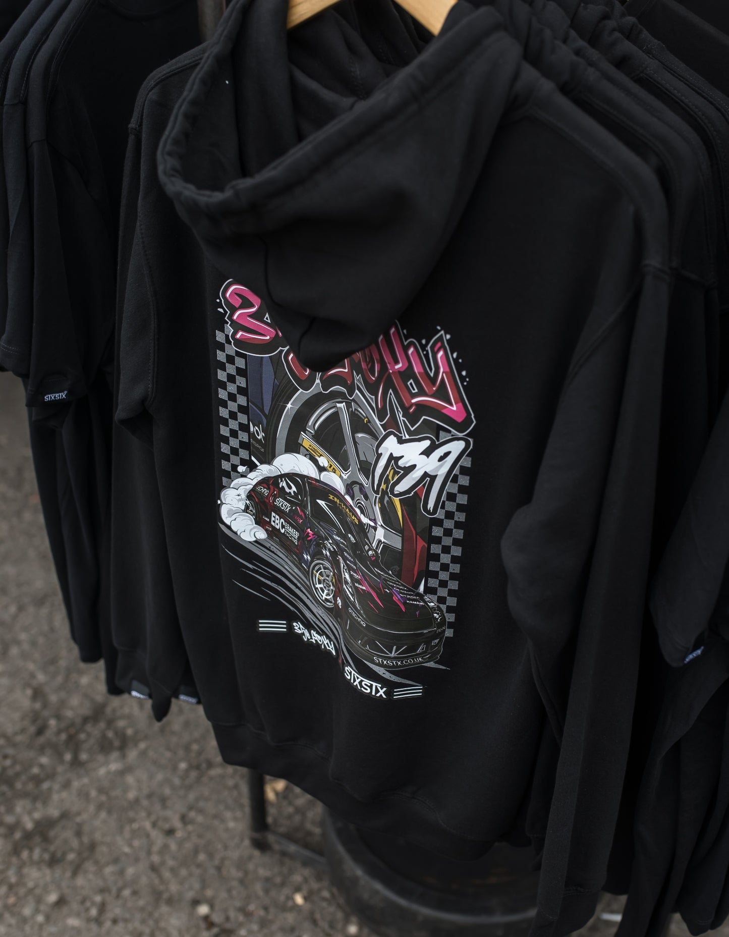 ''350z Foxy'' - Black Hoodie