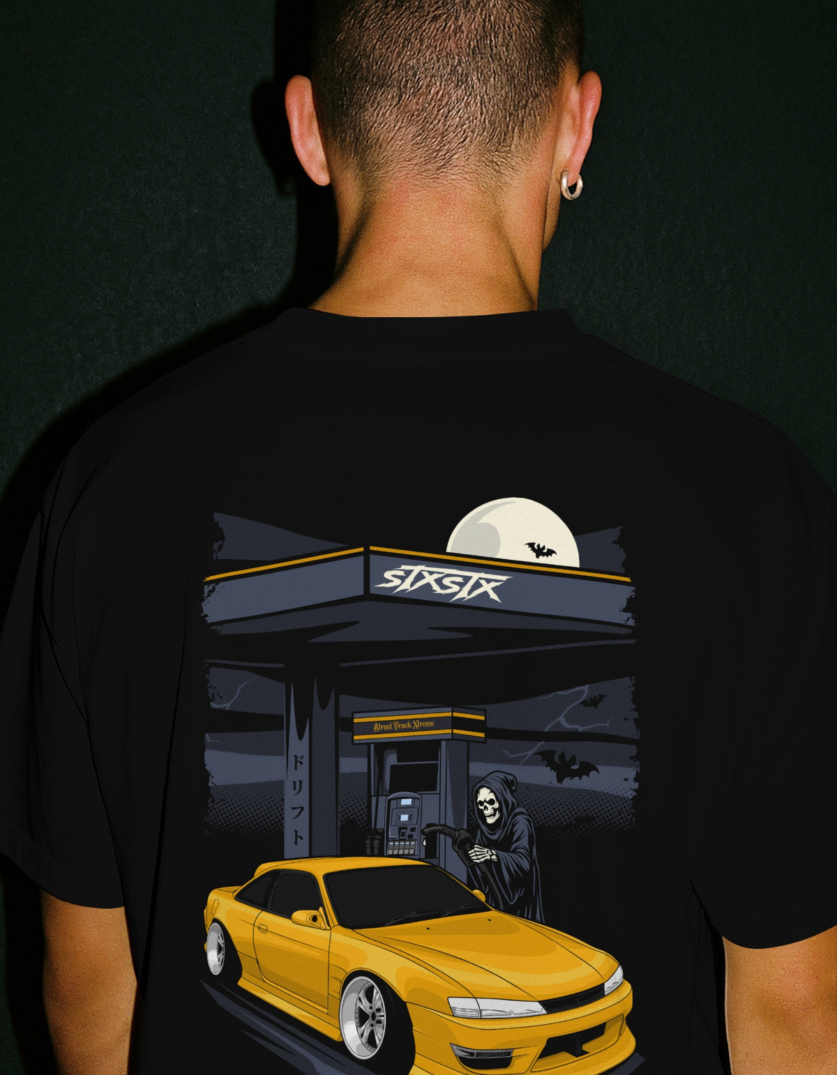 STXSTX S14 Reaper - Premium Black Tshirt