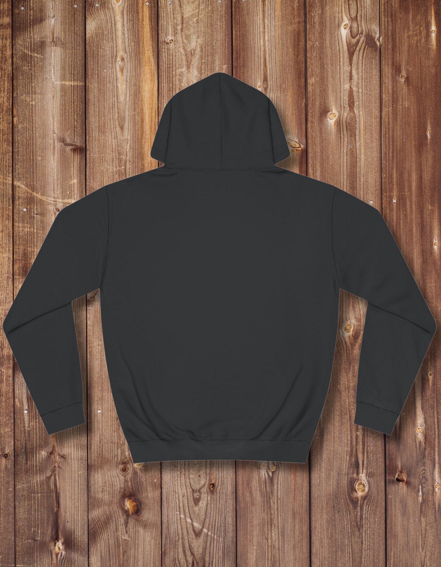 back of a black hoodie