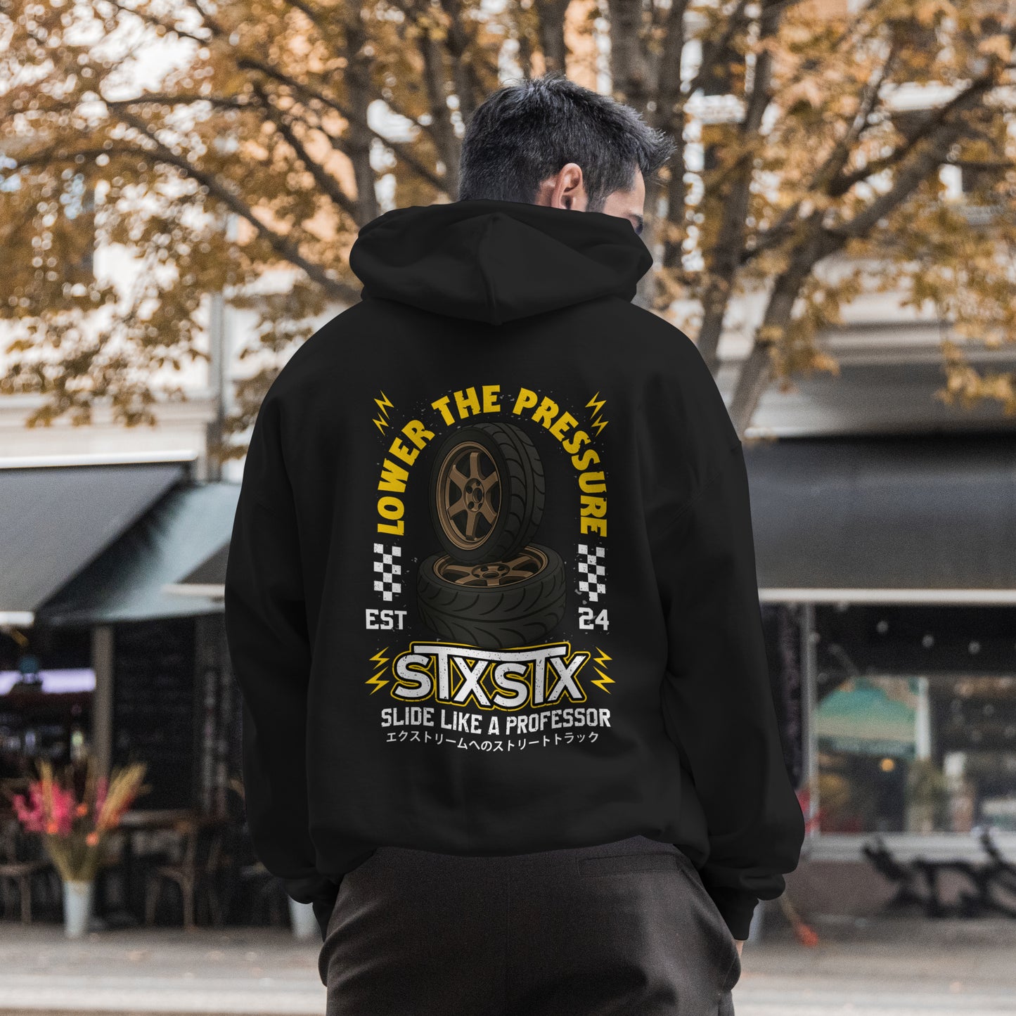 'Professor V2' - Black Hoodie