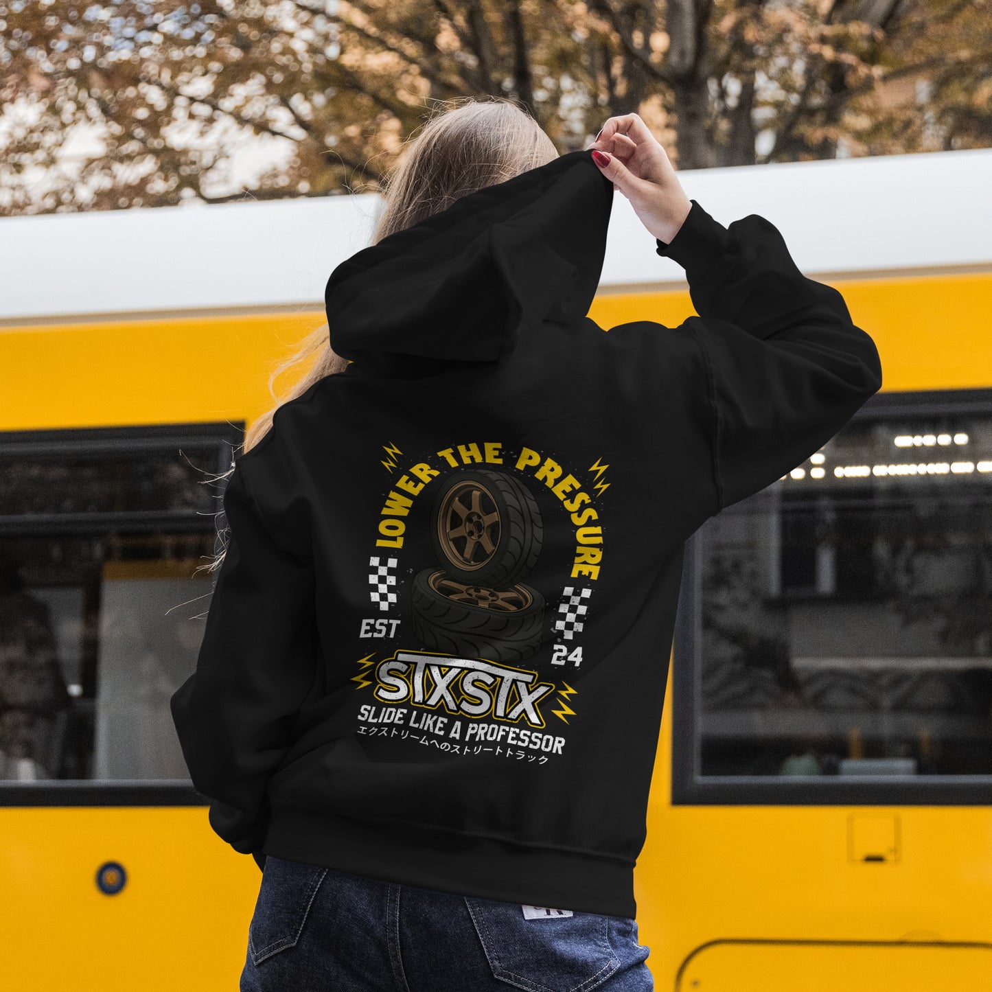 'Professor V2' - Black Hoodie