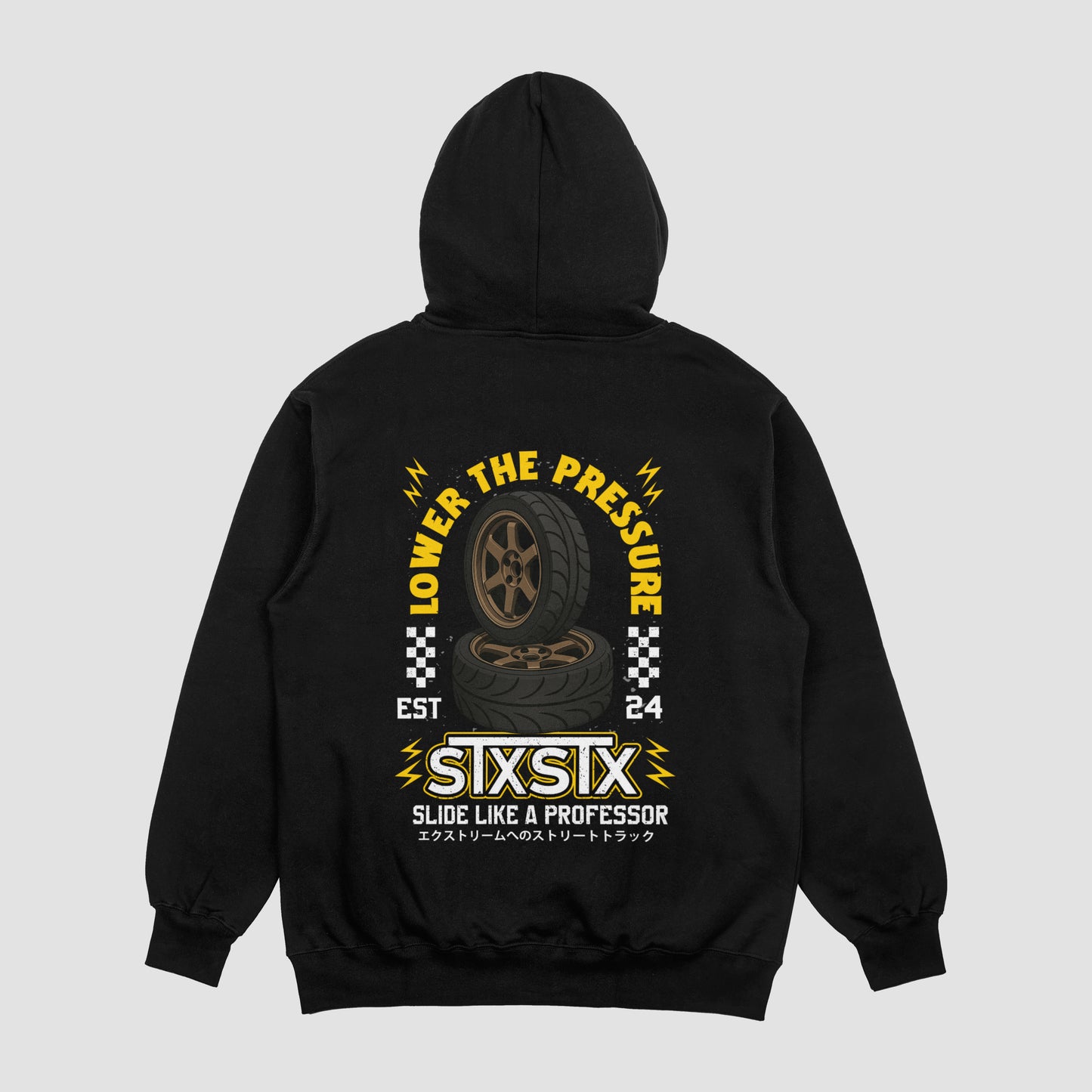 'Professor V2' - Black Hoodie