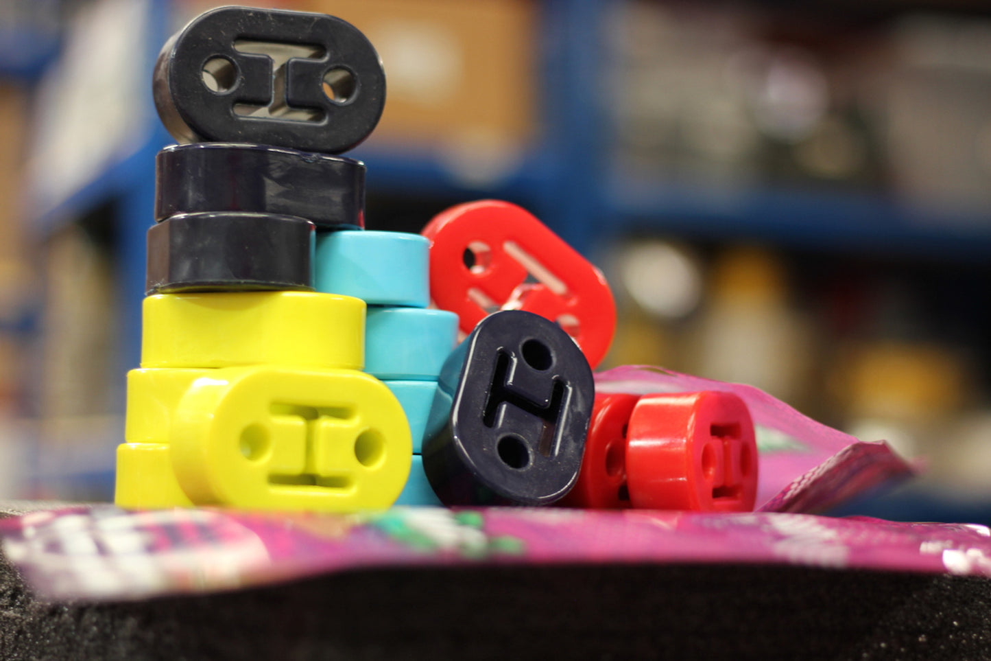 a bundle of Polyurethane Exhaust Hanger Mounts