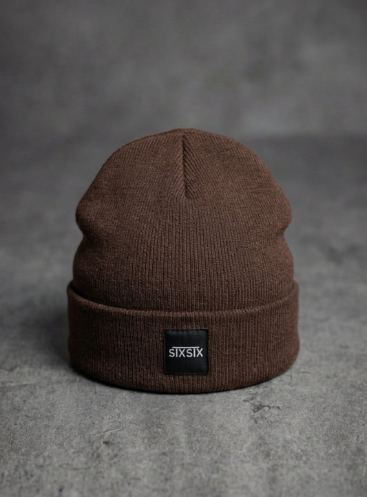 'Beanie' - Chocolate Cuffed Beanie