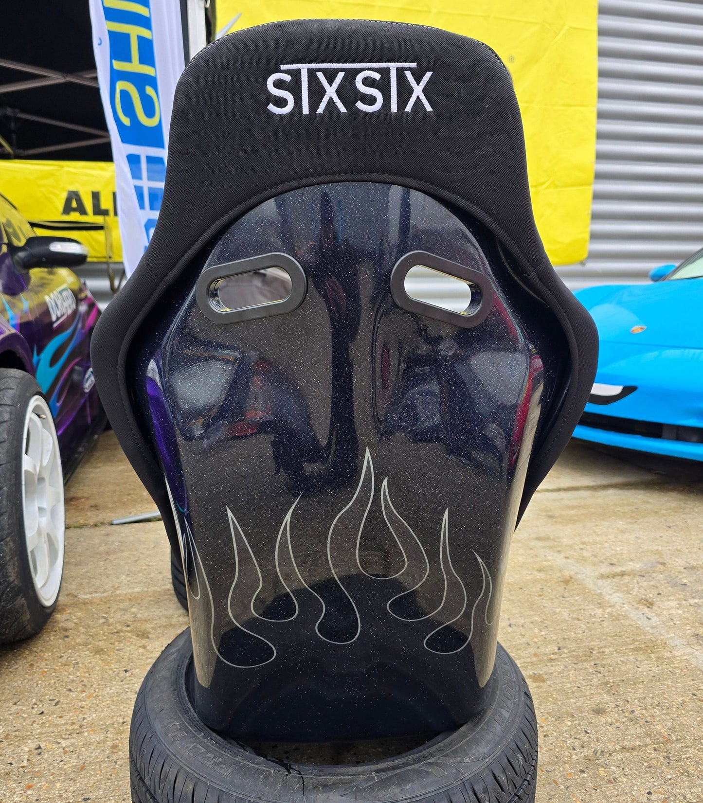 ''Retro Flame'' - Office Bucket Seat Chair