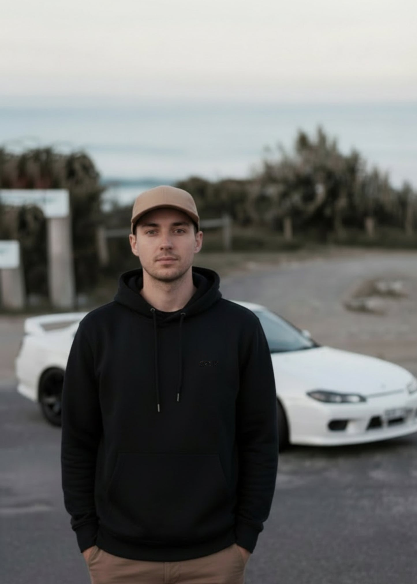 ''S15 Silvia Skate'' - Black Hoodie