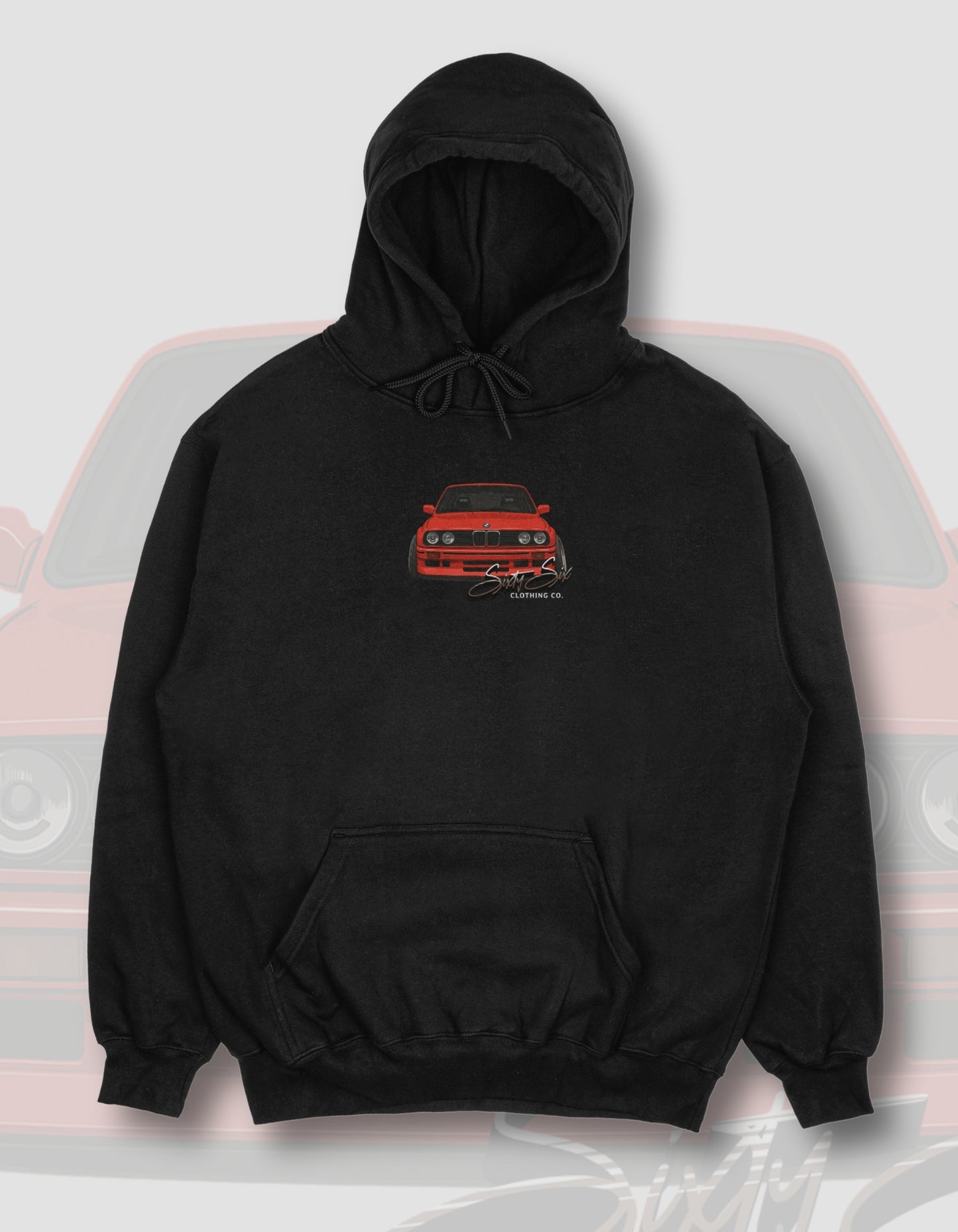 'E30 BMW' - Black Hoodie