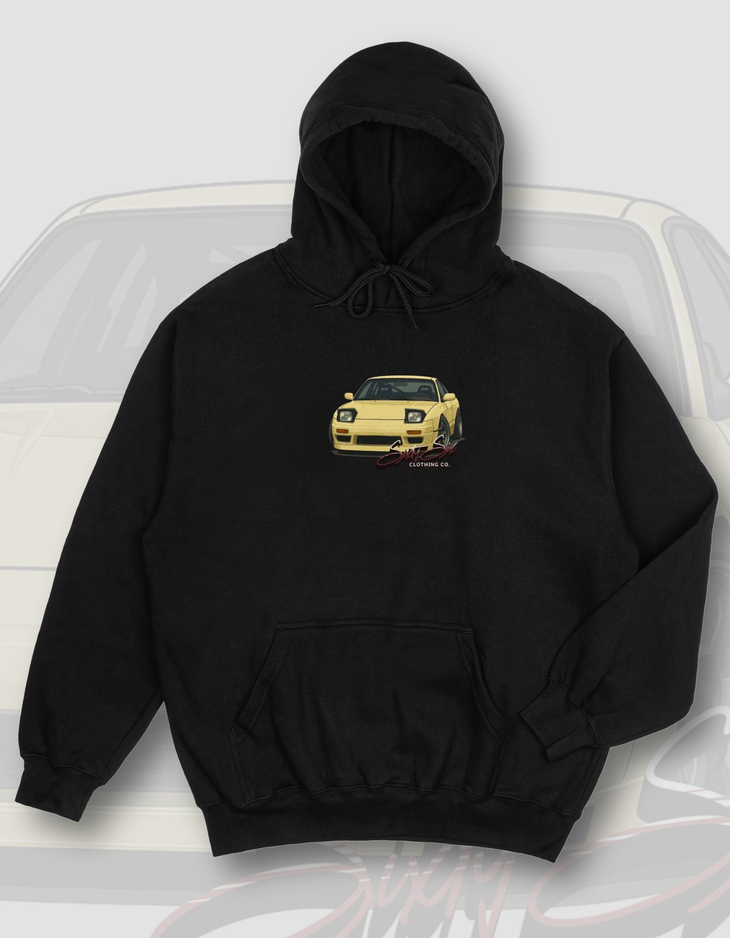 'Silvia S13' - Black Hoodie
