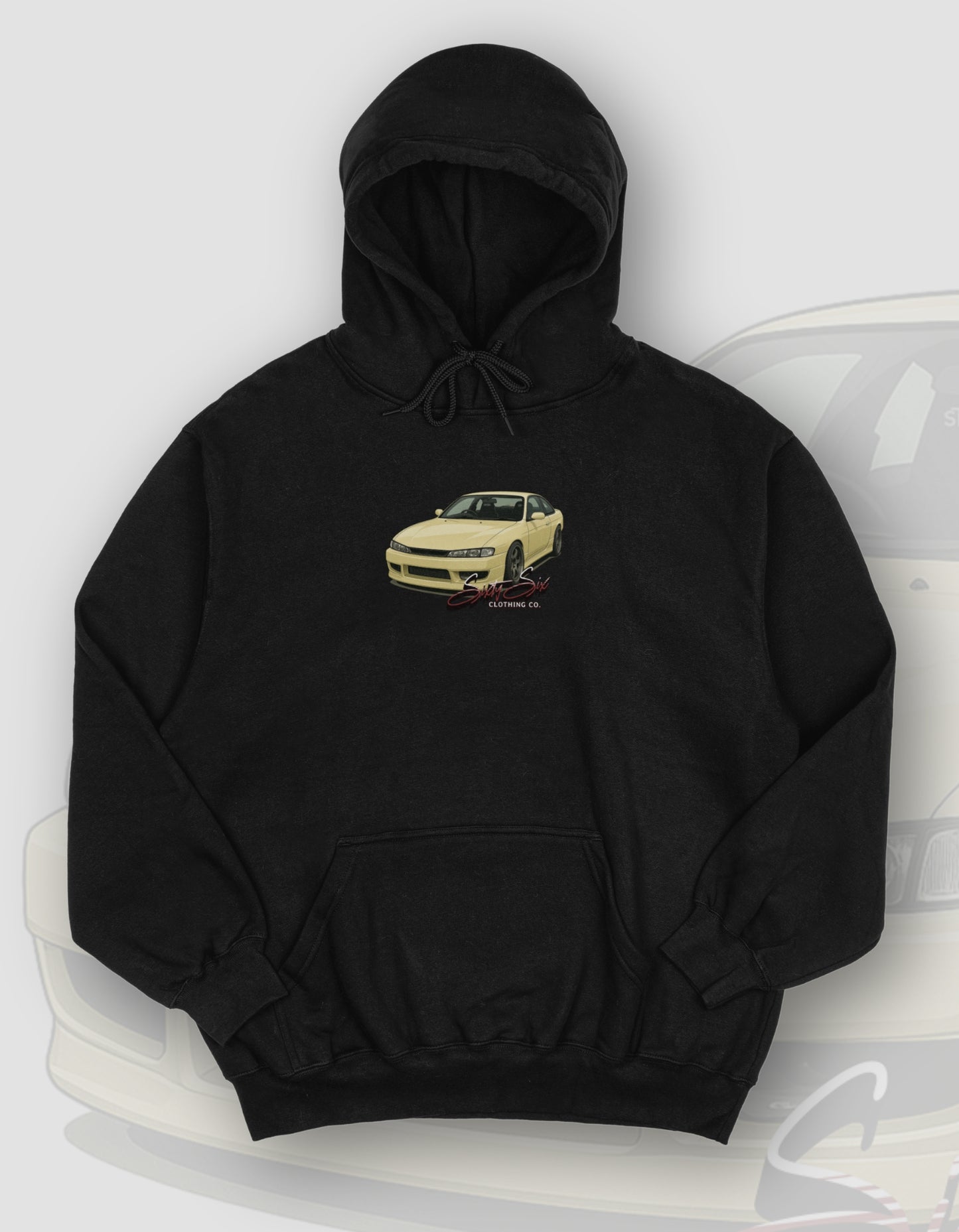 'Silvia S14' - Black Hoodie