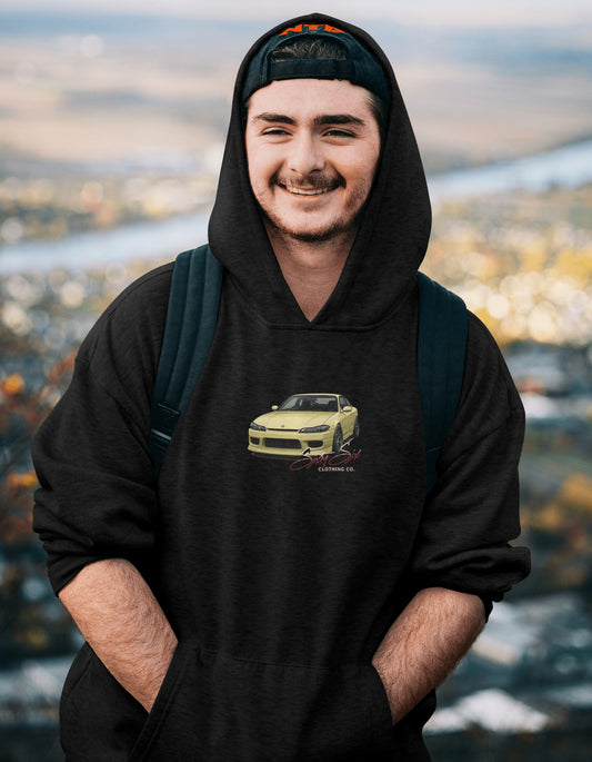 'Silvia S15' - Black Hoodie