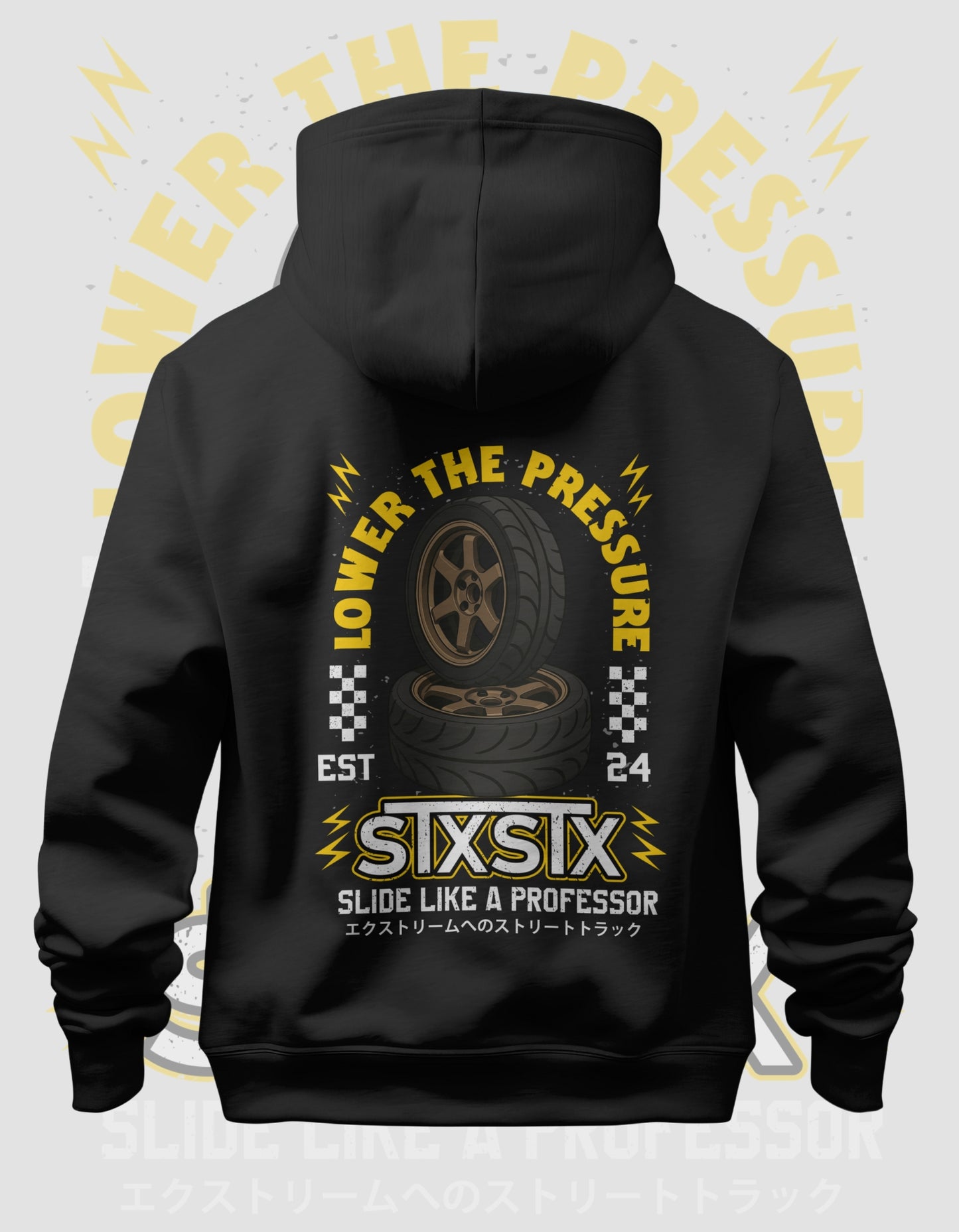 'Professor V2' - Black Hoodie