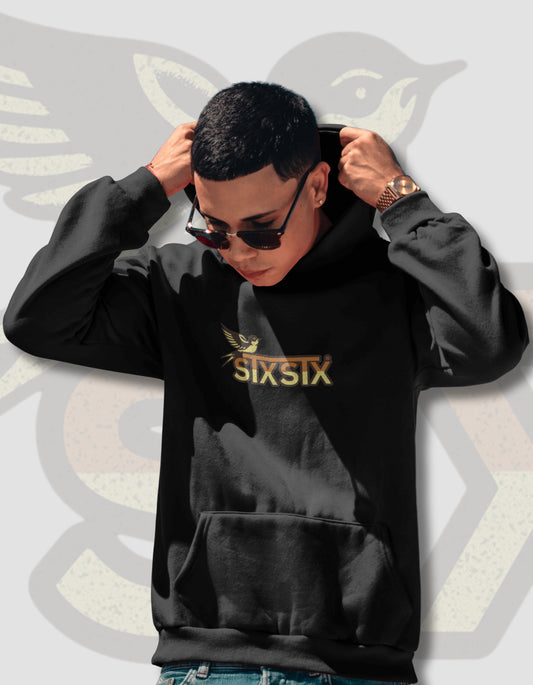 'Swallow' - Black Hoodie