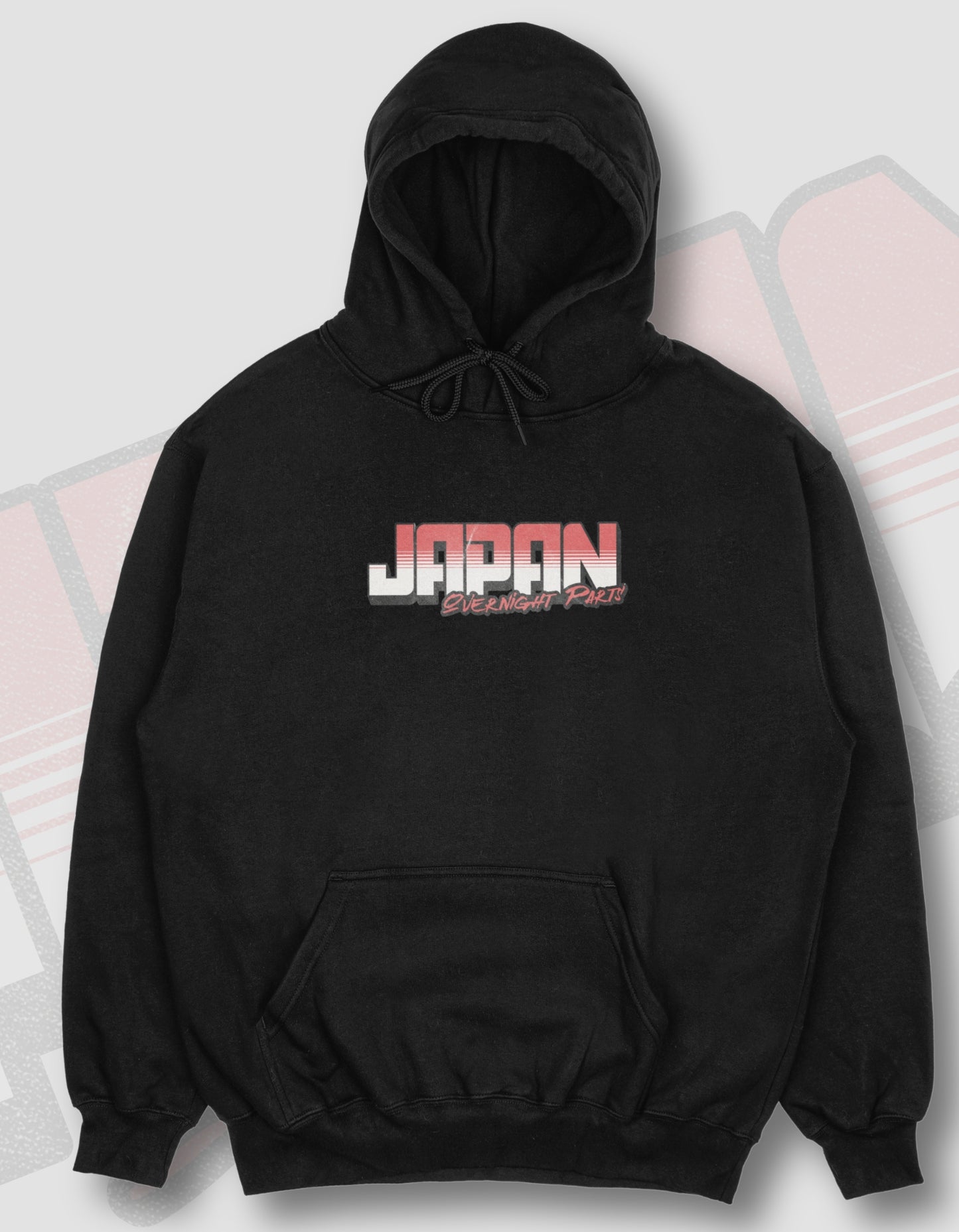 'Overnight Parts' - Black Hoodie