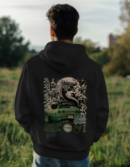 ''R32 Dragon'' - Black Hoodie