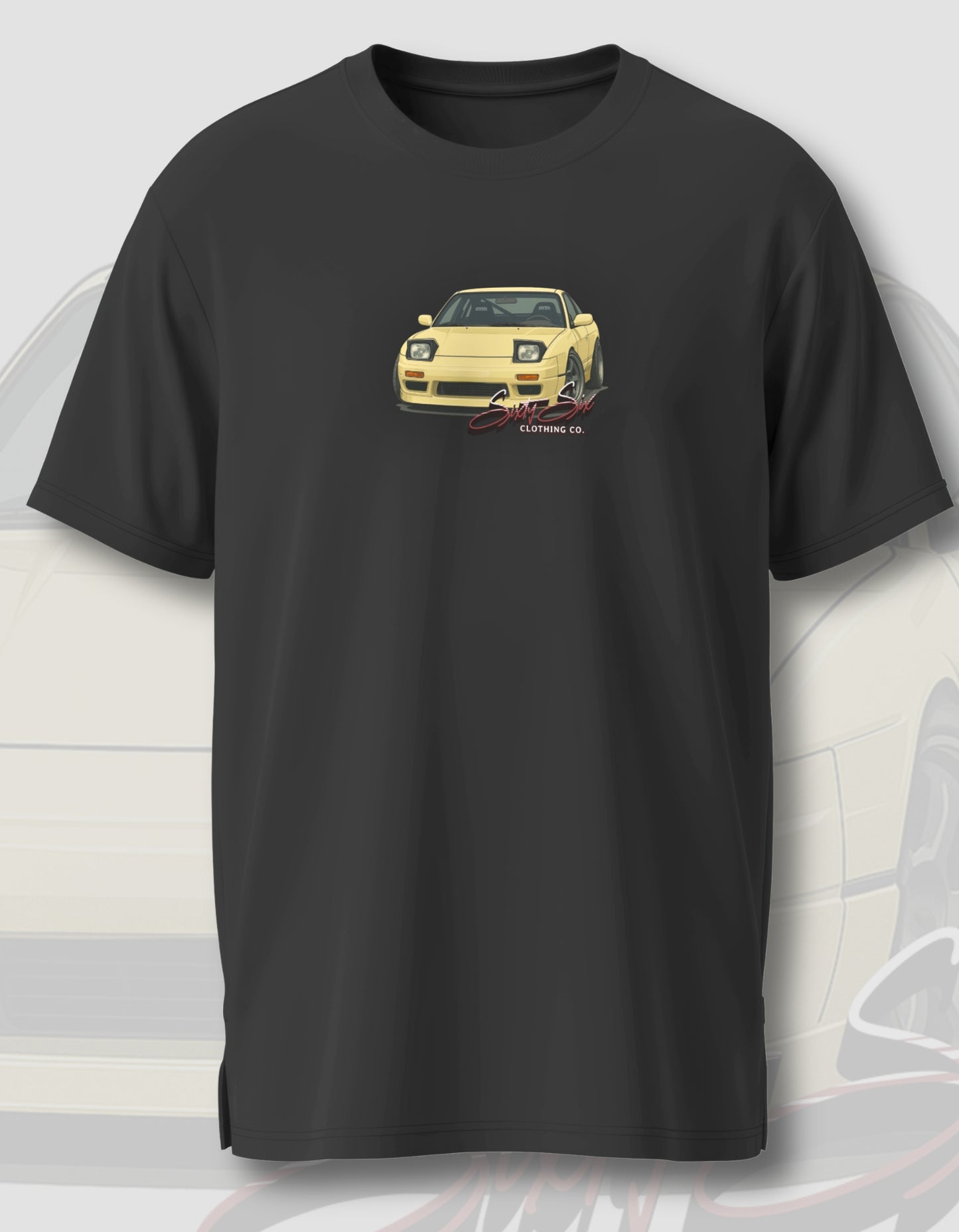 'Silvia S13' - Lightweight T-Shirt Black
