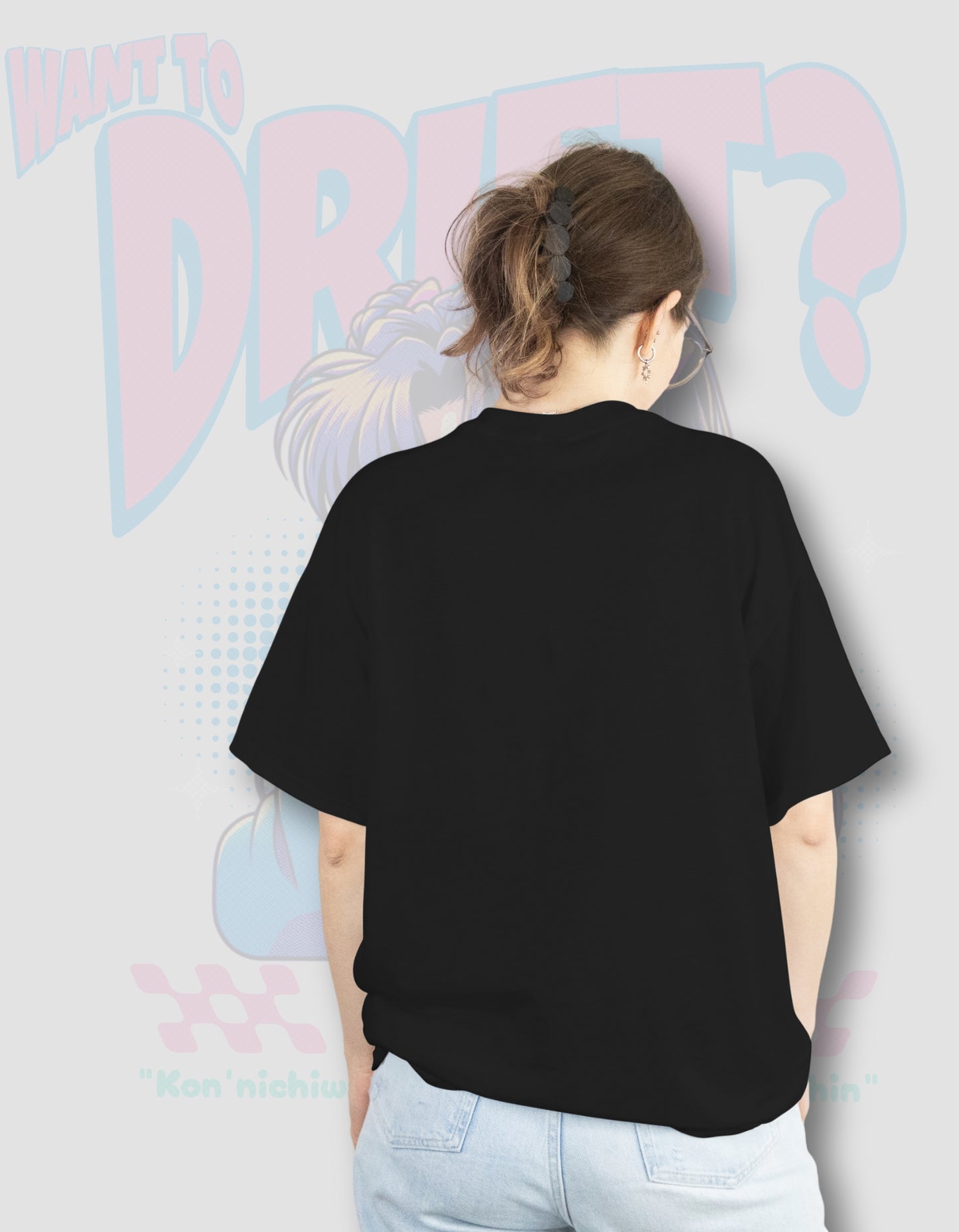 'Want To Drift' - Lightweight T-Shirt Black