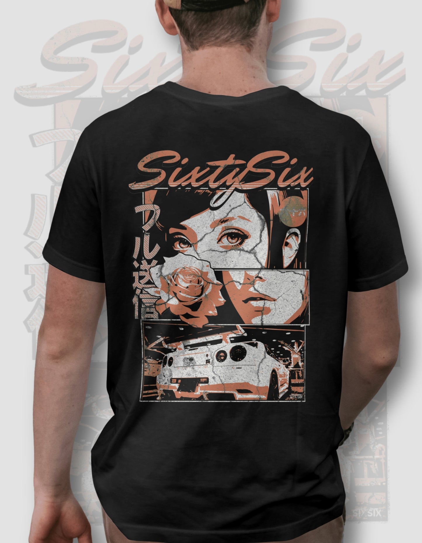 'R34 Skyline' - Lightweight T-Shirt Black