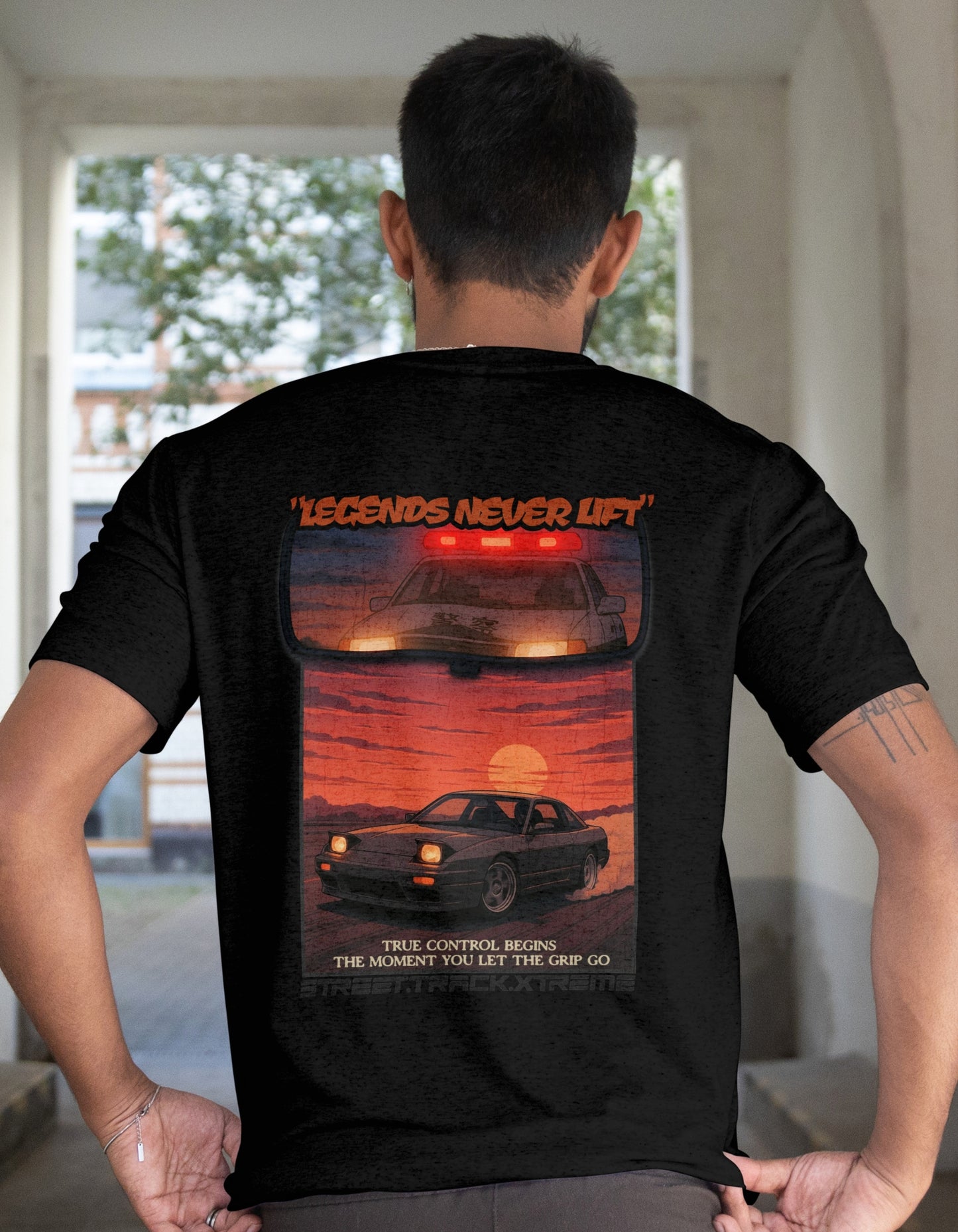'Legends Never Lift - S13 Silvia' - Lightweight T-Shirt Black
