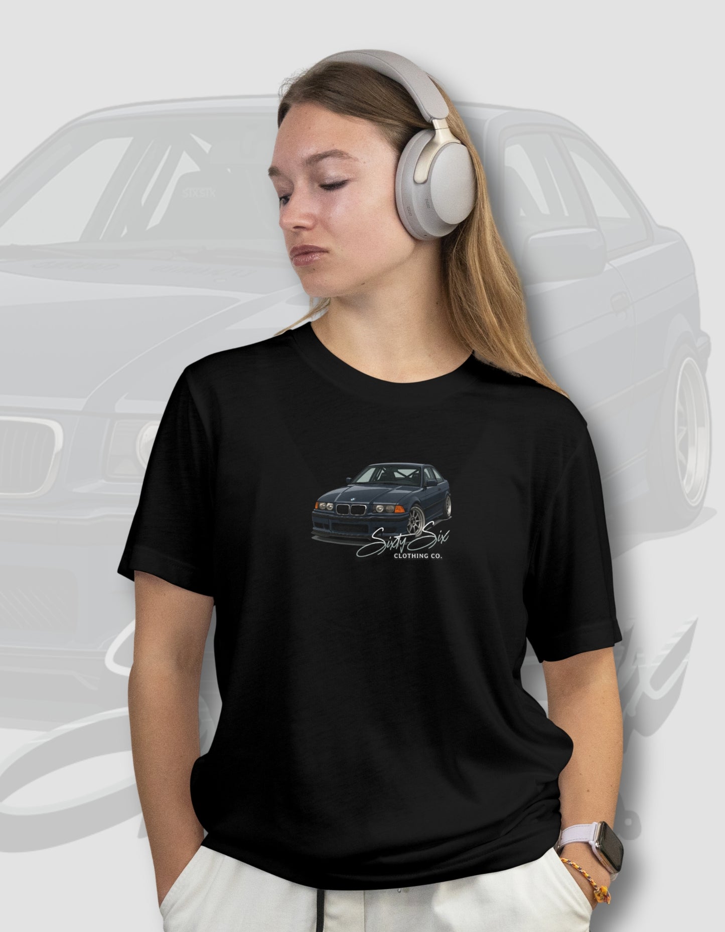 'E36 BMW' - Lightweight T-Shirt Black