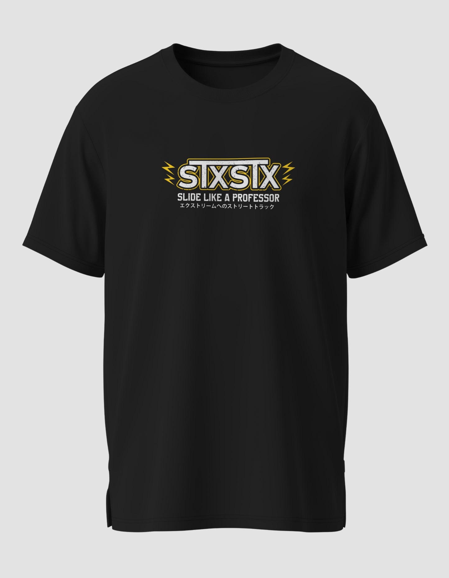 'Professor V2' - Lightweight T-Shirt Black