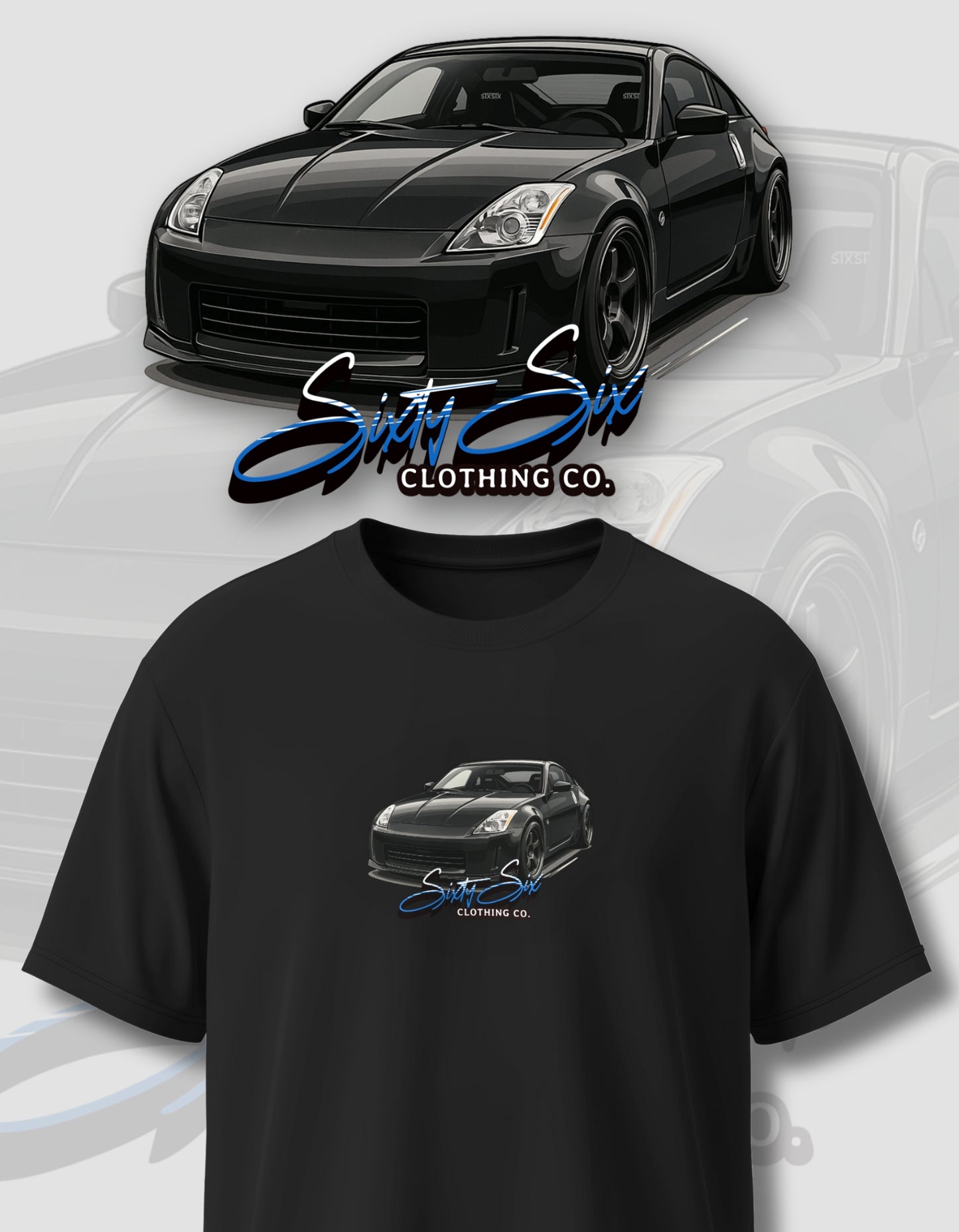 '350z' - Lightweight T-Shirt Black