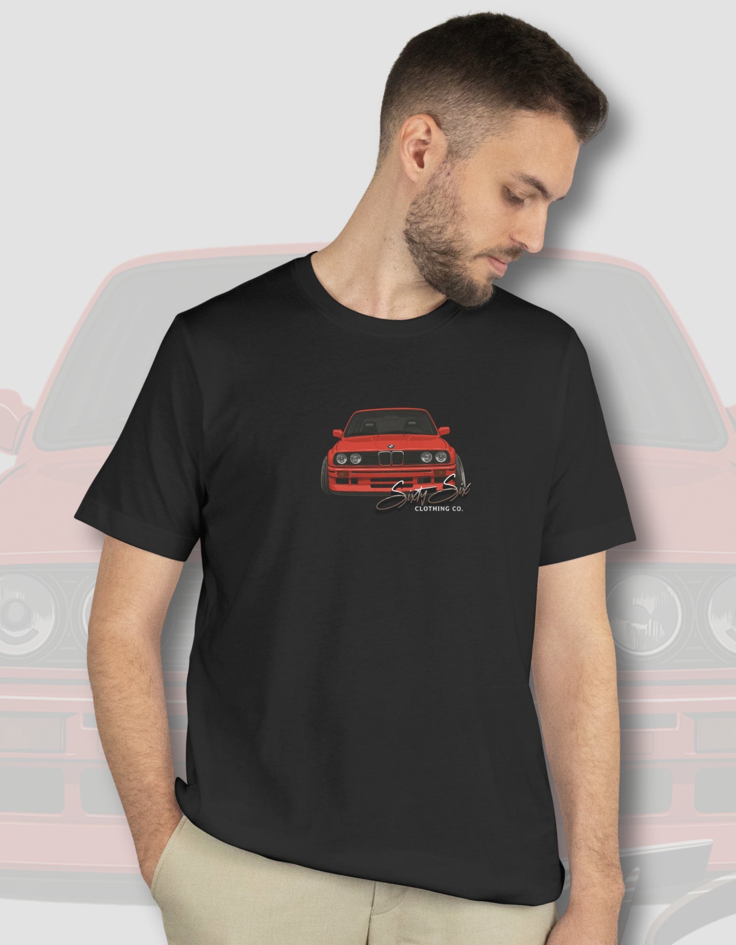 'E30 BMW' - Lightweight T-Shirt Black