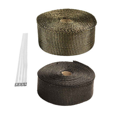 Titanium and carbon Exhaust Wrap