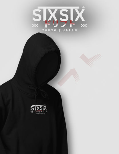 'Stx Tokyo' -  Black Hoodie