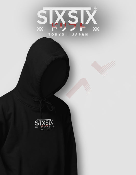 'Stx Tokyo' -  Black Hoodie