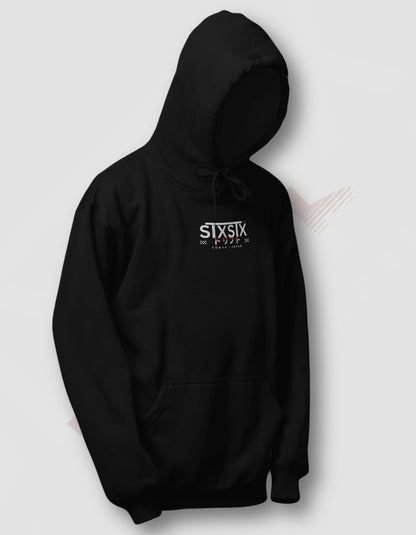 'Stx Tokyo' -  Black Hoodie