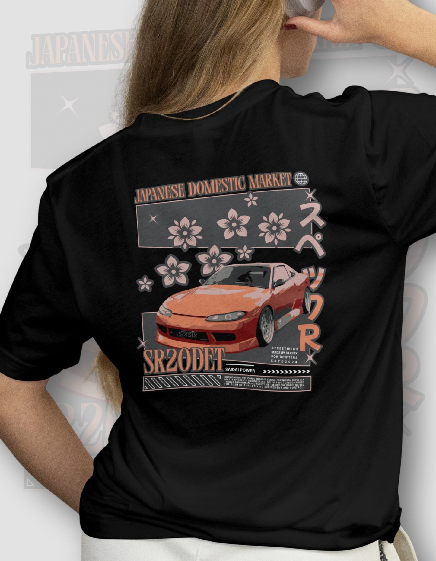 ''S15 Blossom'' -  T-Shirt Black