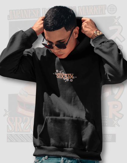 ''S15 Blossom'' -  Black Hoodie
