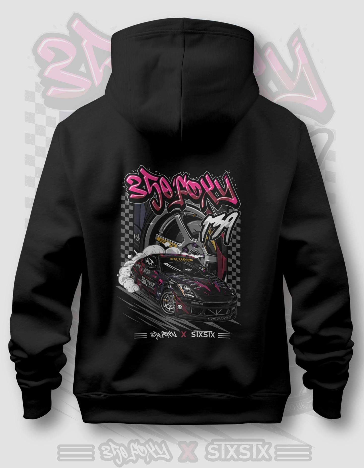 ''350z Foxy'' -  Black Hoodie