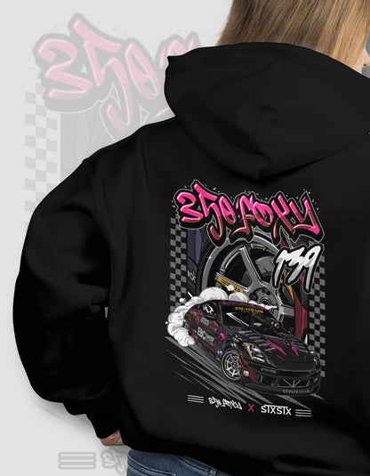 ''350z Foxy'' -  Black Hoodie