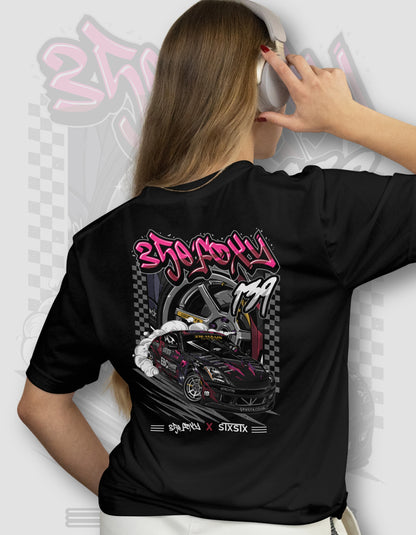 ''350z Foxy'' -  T-Shirt Black