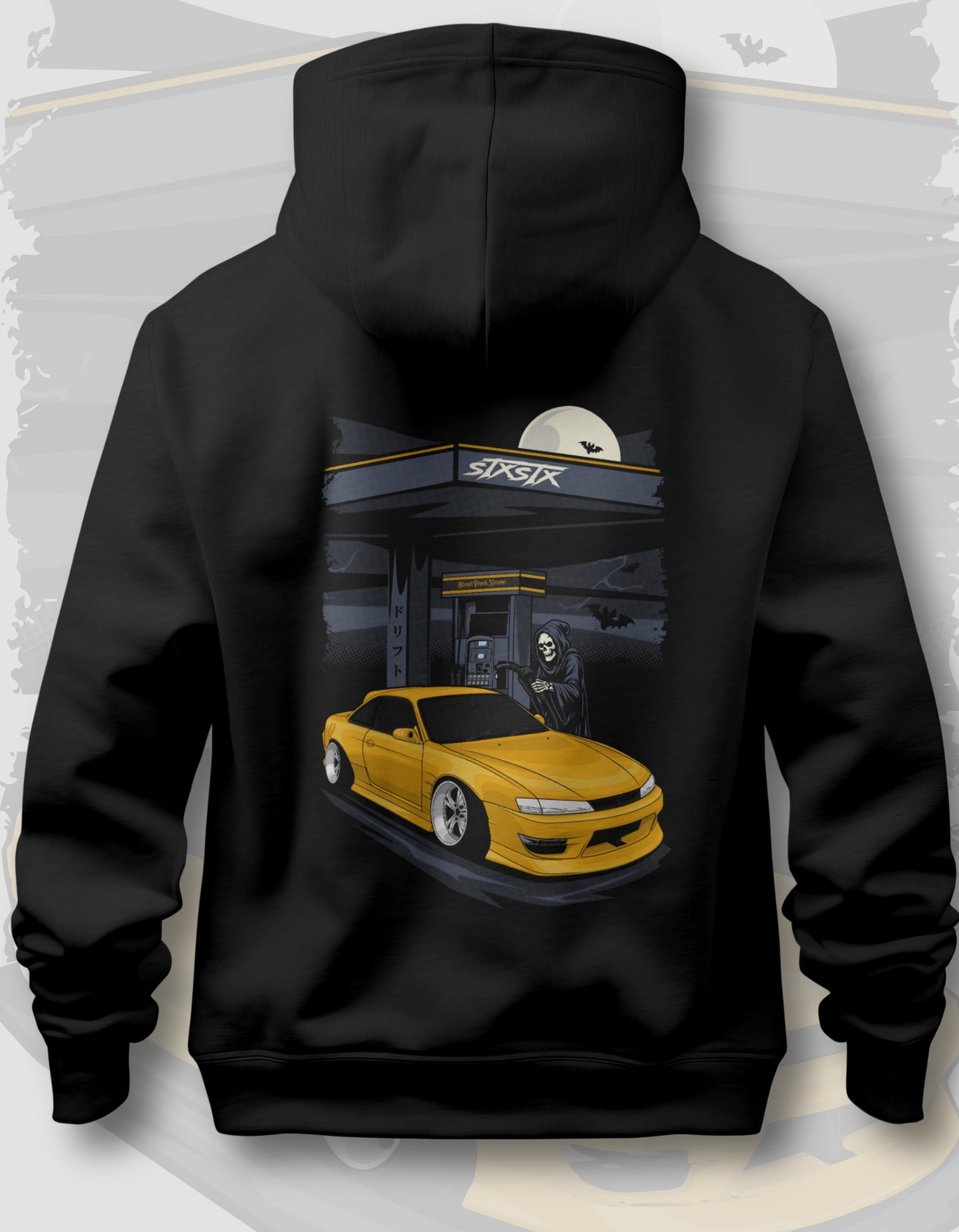 ''Grim Reaper S14'' -  Black Hoodie