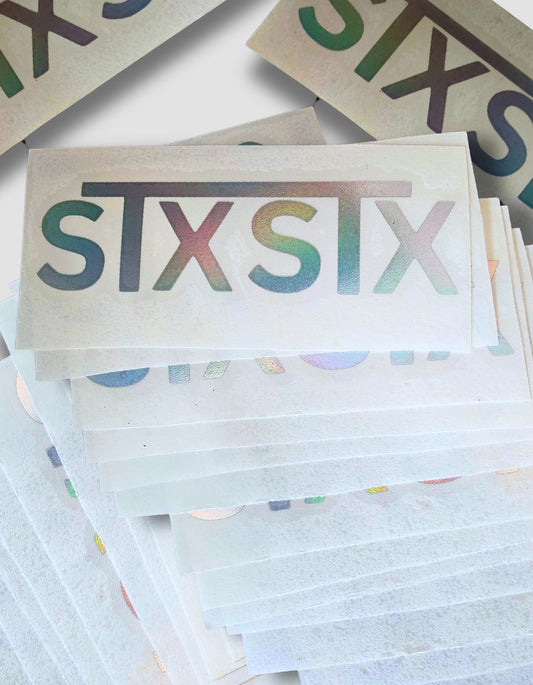'The Sticker' - Small STXSTX Graphic - Chrome