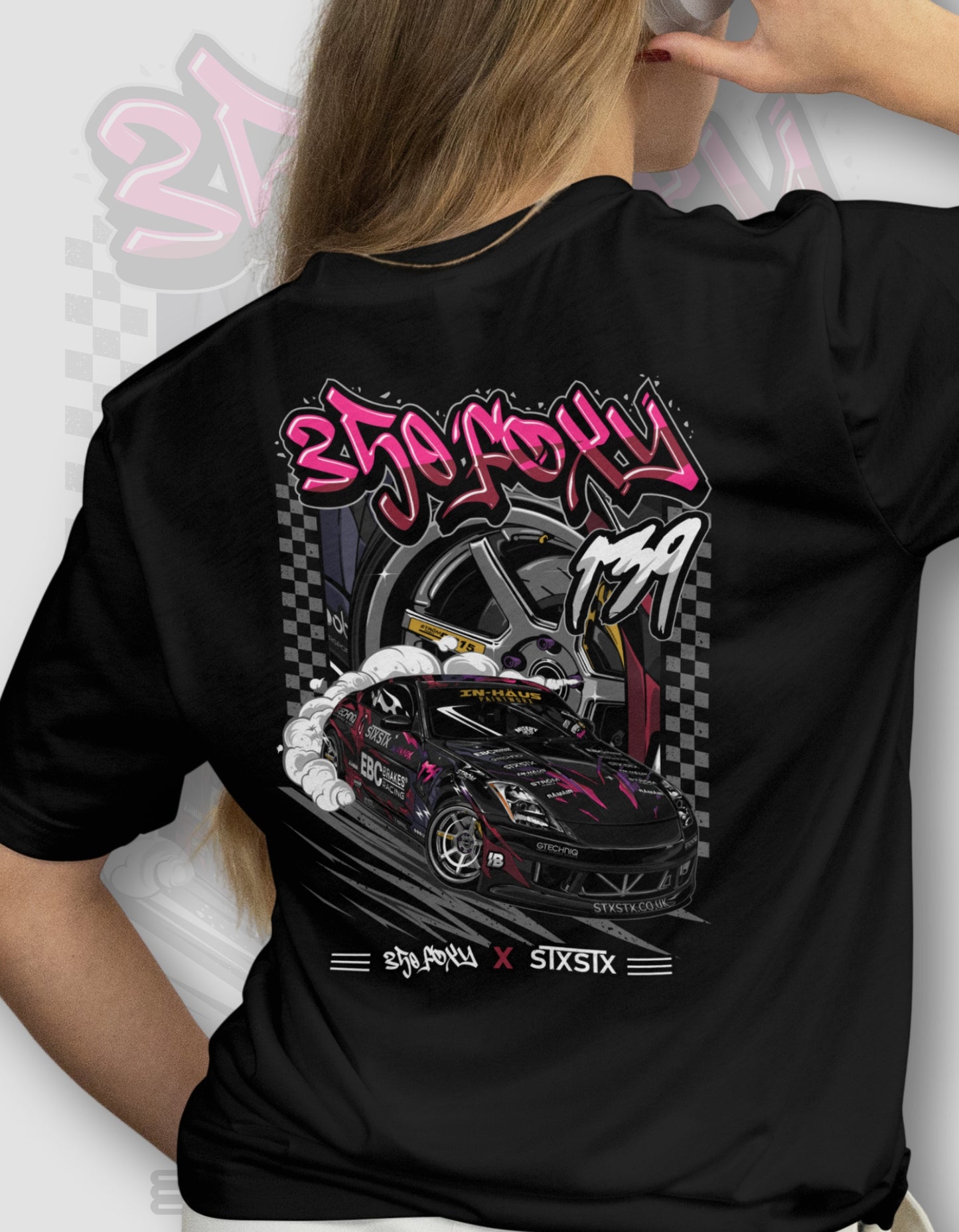''350z Foxy'' -  T-Shirt Black