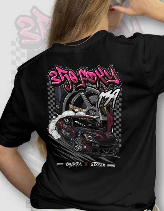 ''350z Foxy'' -  T-Shirt Black