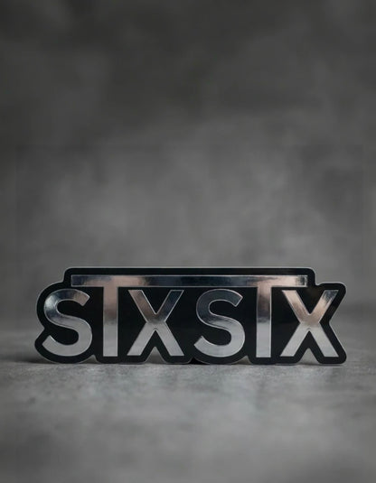 STXSTX Full Send Chrome Sticker (Twin Pack)
