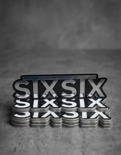 STXSTX Full Send Chrome Sticker (Twin Pack)