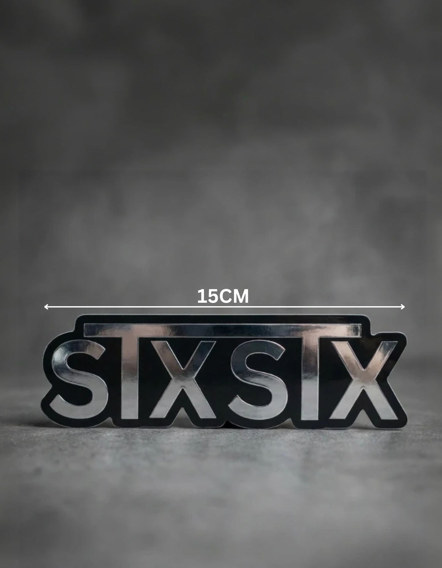 STXSTX Full Send Chrome Sticker (Twin Pack)