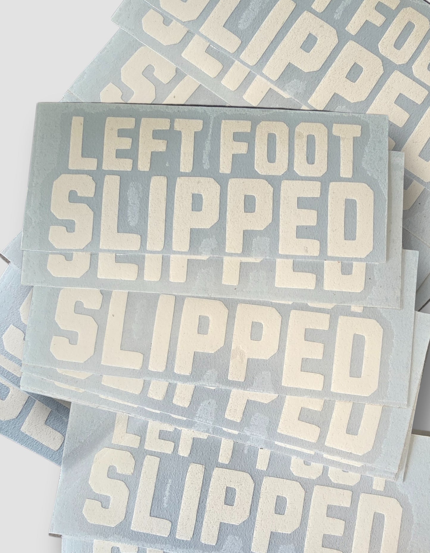 'The Foot Slipped Sticker' - Small Graphic