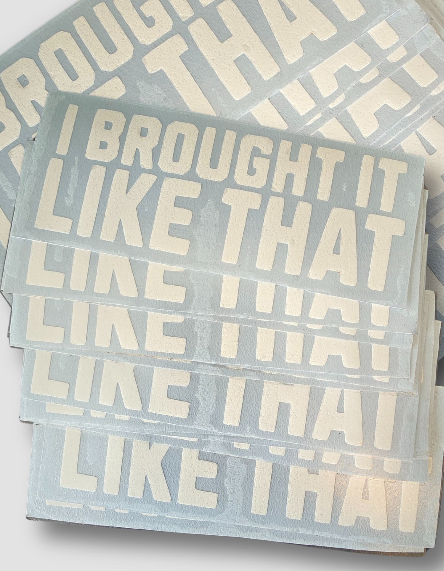 'The I Brought It Sticker' - Small Graphic