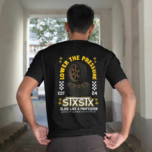 'Professor V2' - Lightweight T-Shirt Black