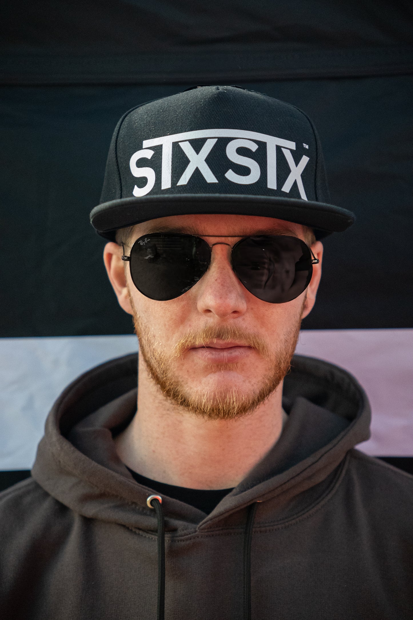 'Snapback' - Black Snapback Hat