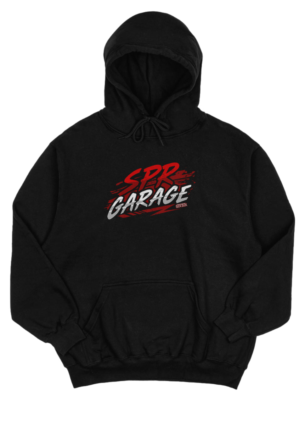 STXSTX x SPR Garage - Premium Black Hoodie